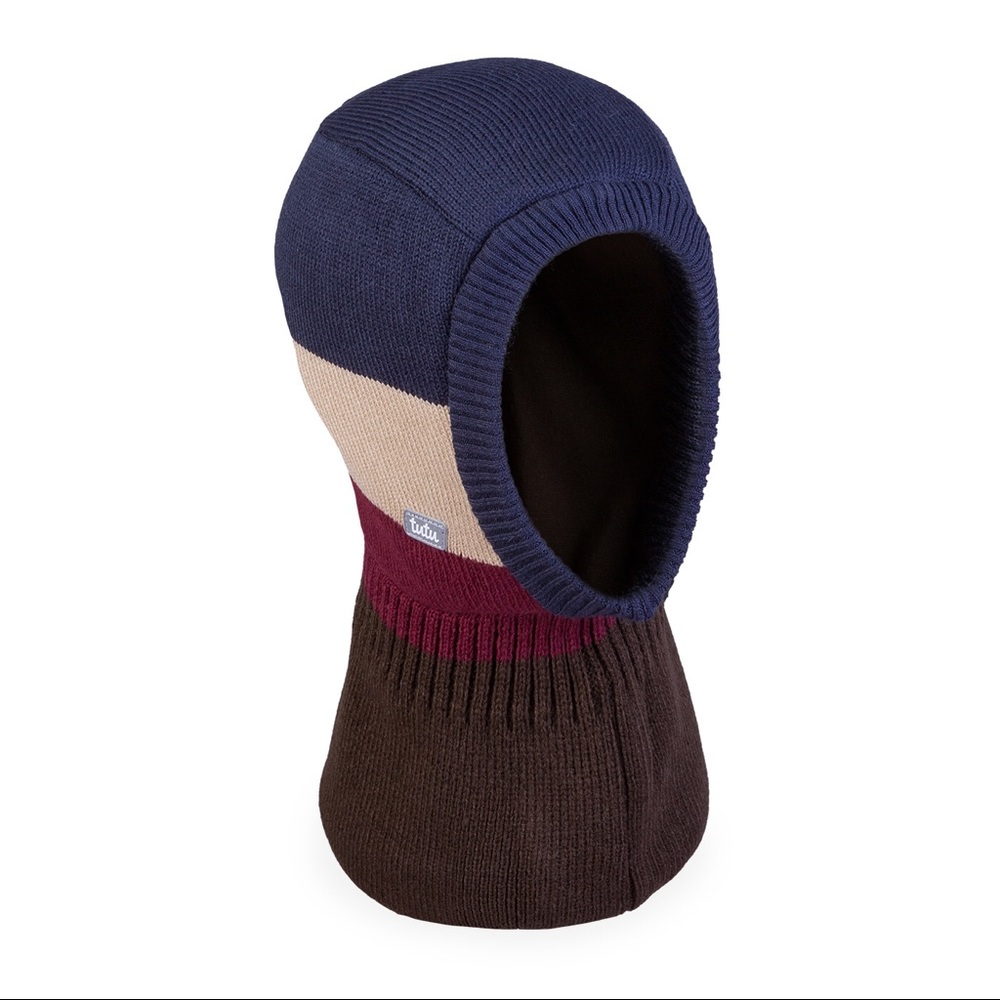 Pullover hat for kids with stripes